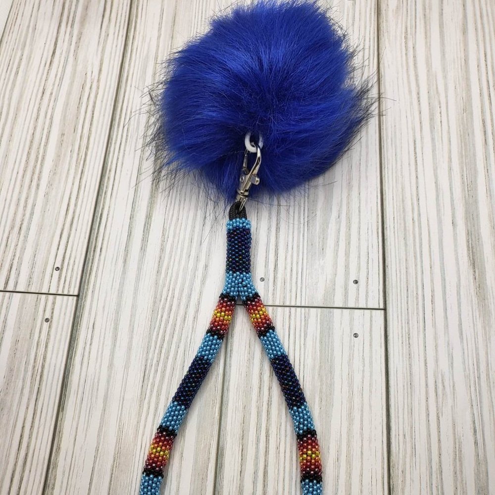 beaded Wristlet, peyote stitch, Key chain, bracelet